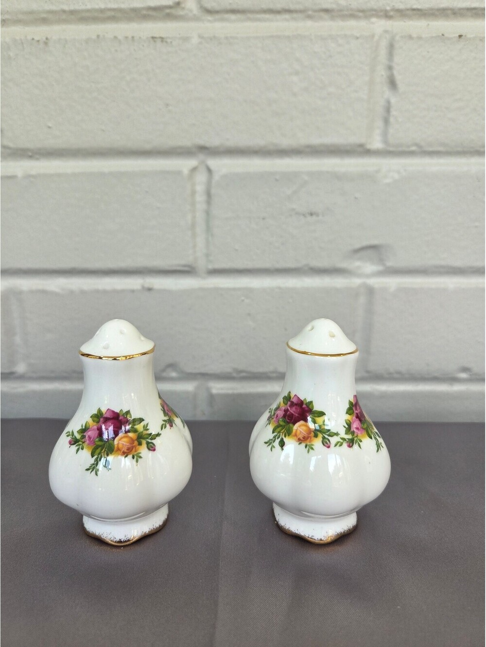 Old Country Roses  Salt & Pepper Set by Royal Albert